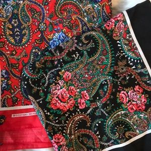 Paisley & floral bandana